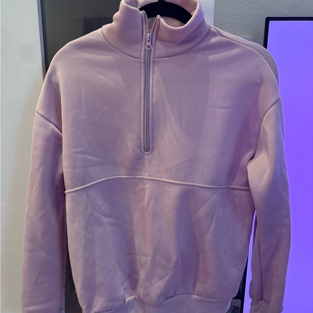 SHEIN Women's Lavender Zip-Up Jacket
